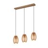 Reality BIDAR Pendant Light brown, Ecru, 3-light sources