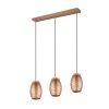 Reality BIDAR Pendant Light brown, Ecru, 3-light sources