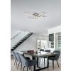 Reality CORSO Ceiling Light LED matt nickel, 1-light source, Remote control