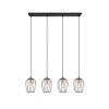 Reality GRID Pendant Light black, 4-light sources