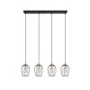 Reality GRID Pendant Light black, 4-light sources