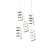 Reality LAOLA Pendant Light LED chrome, 5-light sources