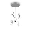 Reality LAOLA Pendant Light LED chrome, 5-light sources