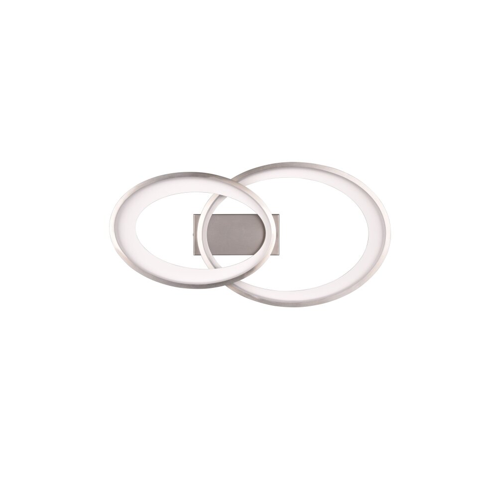 Reality MALAGA Ceiling Light LED matt nickel, 1-light source