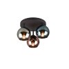 Reality SHELDON Ceiling Light black, 3-light sources