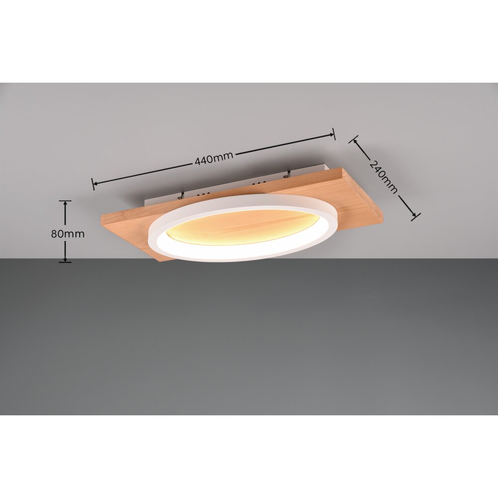 Trio BARCA Wall Light LED Ecru, white, 1-light source