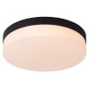 Lucide BISKIT Ceiling Light LED black, 1-light source, Motion sensor