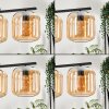 LAUDEN Pendant Light - glass Amber, 4-light sources