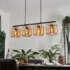 LAUDEN Pendant Light - glass Amber, 4-light sources