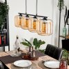 LAUDEN Pendant Light - glass Amber, 4-light sources