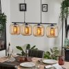 LAUDEN Pendant Light - glass Amber, 4-light sources