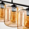 LAUDEN Pendant Light - glass Amber, 4-light sources