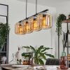 LAUDEN Pendant Light - glass Amber, 4-light sources