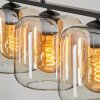 LAUDEN Pendant Light - glass Amber, clear, 4-light sources