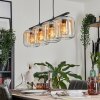 LAUDEN Pendant Light - glass Amber, clear, 4-light sources