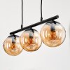 GASTOR Pendant Light Amber, 3-light sources