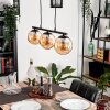 GASTOR Pendant Light Amber, 3-light sources