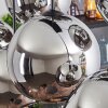 KOYOTO Pendant Light - glass chrome, Smoke-coloured, 8-light sources