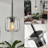 LAUDEN Pendant Light - glass clear, 1-light source