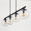 GASTOR Pendant Light clear, 4-light sources