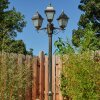 NAOFE Lamp Post gold, black, 3-light sources