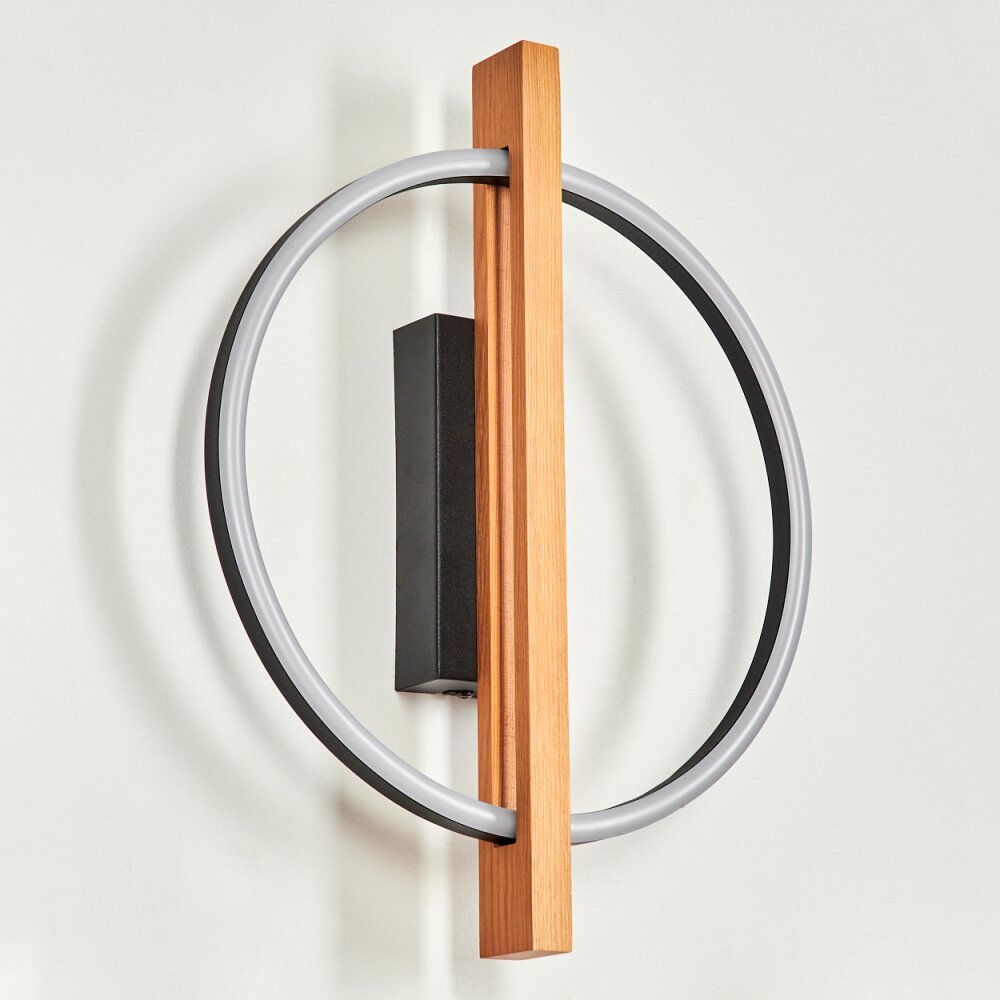 CARCANO Wall Light LED Ecru, black, 1-light source