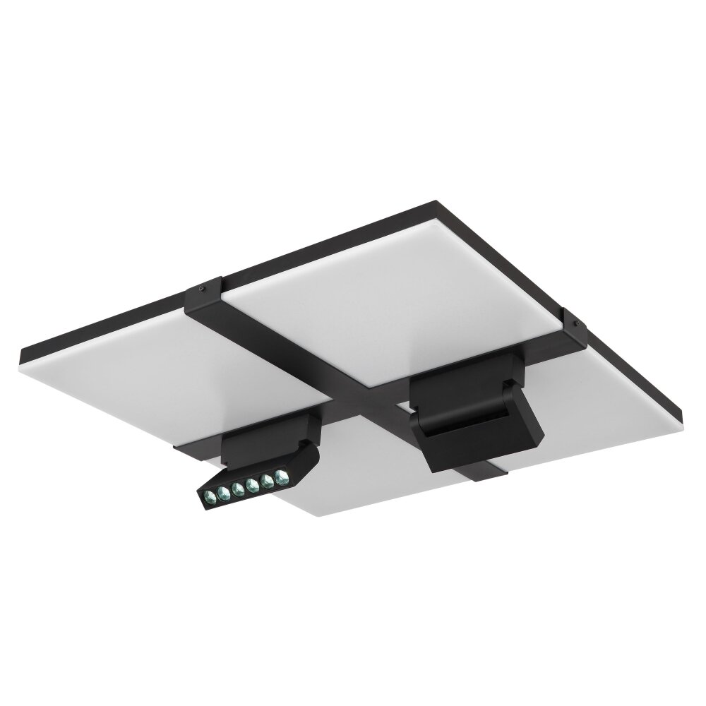 Globo VILLSI Ceiling Light LED black, white, 1-light source, Remote control