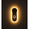 Globo UHR wall lamp LED black, 1-light source