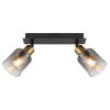 Globo HOLLSY Ceiling Light black, 2-light sources