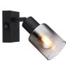 Globo HUBERTUS Wall Light black, 1-light source