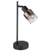 Globo HUBERTUS Table lamp black, 1-light source