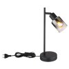 Globo HUBERTUS Table lamp black, 1-light source