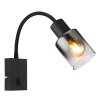 Globo HUBERTUS Wall Light black, 1-light source