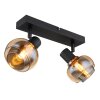 Globo TOKKI Ceiling Light black, 2-light sources