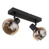 Globo TOKKI Ceiling Light black, 2-light sources