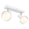 Globo TOKKI Ceiling Light white, 2-light sources