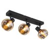 Globo TOKKI Ceiling Light black, 3-light sources