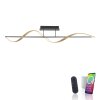 Paul Neuhaus Q-SWING Ceiling Light LED anthracite, gold, 1-light source, Remote control