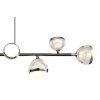 Globo UNTSY Pendant Light LED titanium, 8-light sources, Remote control