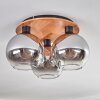 KOYOTO Ceiling Light - glass Ecru, black, 3-light sources