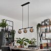 GASTOR Pendant Light - glass chrome, Smoke-coloured, 3-light sources