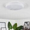 MELRES Ceiling Light LED white, 1-light source, Remote control