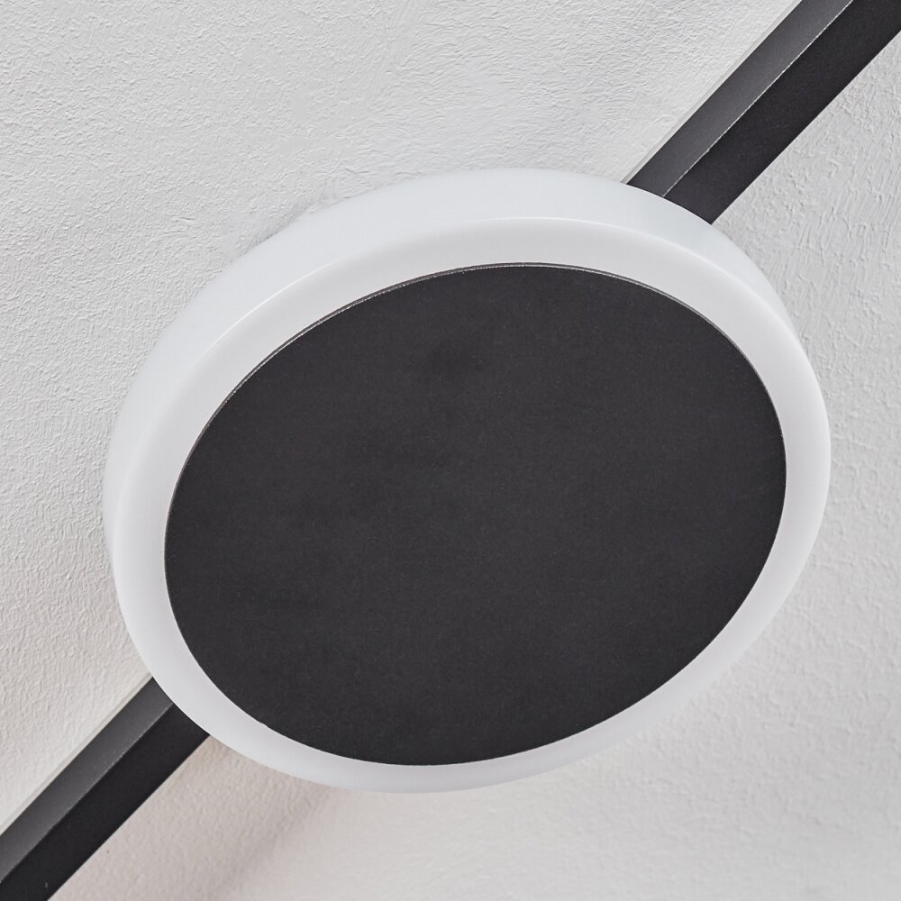 AMDAL Ceiling Light LED black, 2-light sources