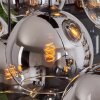 KOYOTO Pendant Light - glass chrome, clear, Smoke-coloured, 8-light sources