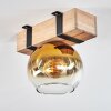 MONTGOMERY Ceiling Light - glass Ecru, black, 1-light source