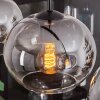 APEDO Pendant Light - glass clear, Smoke-coloured, 4-light sources