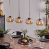 APEDO Pendant Light - glass Amber, 4-light sources