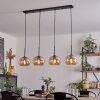 APEDO Pendant Light - glass Amber, 4-light sources