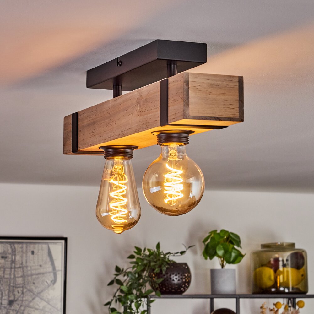 MONTGOMERY Ceiling Light Ecru, black, 2-light sources