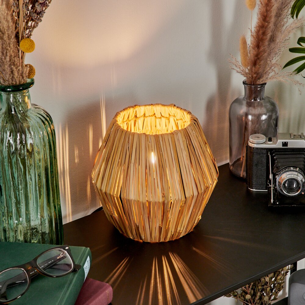 CRICKET Table lamp Ecru, black, 1-light source